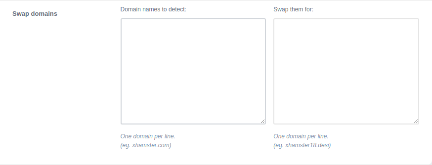 Swap Domains