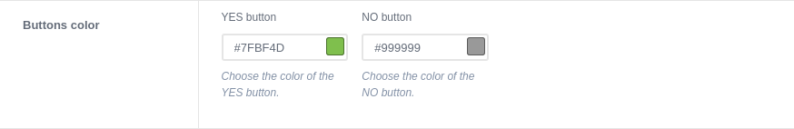 Buttons Color